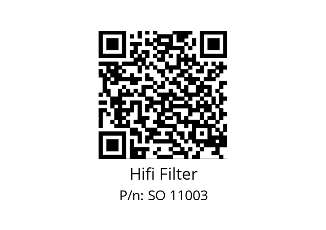   Hifi Filter SO 11003