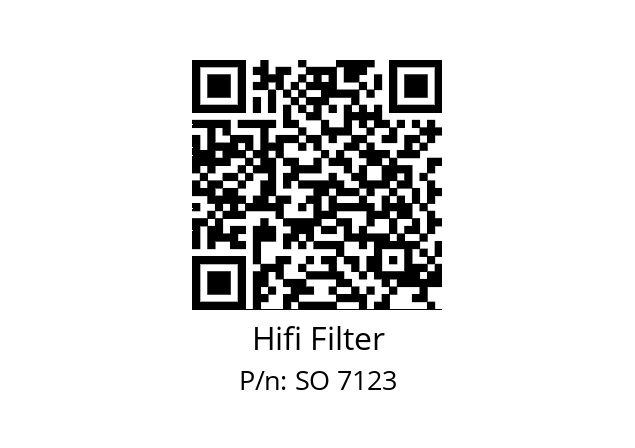   Hifi Filter SO 7123