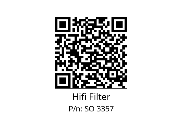   Hifi Filter SO 3357