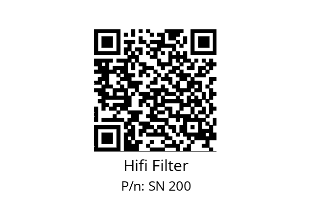   Hifi Filter SN 200