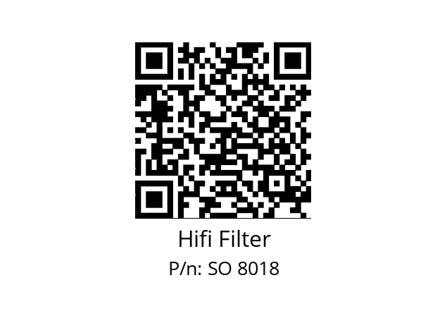   Hifi Filter SO 8018