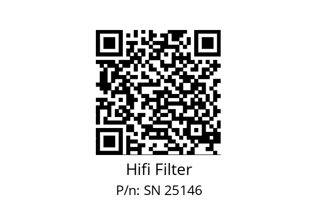   Hifi Filter SN 25146