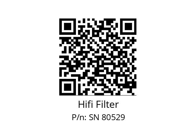   Hifi Filter SN 80529