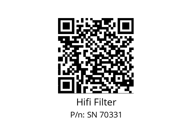   Hifi Filter SN 70331