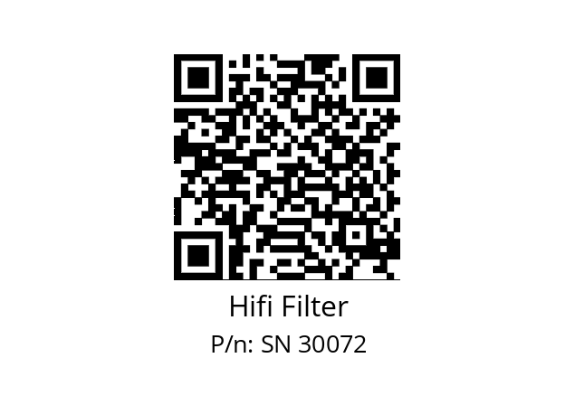   Hifi Filter SN 30072