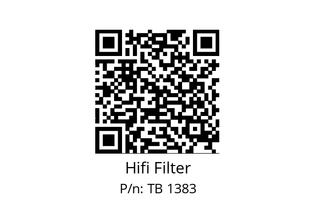   Hifi Filter TB 1383