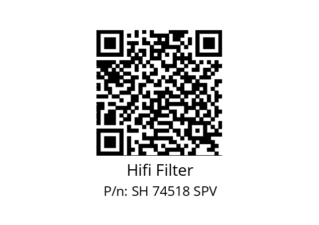   Hifi Filter SH 74518 SPV