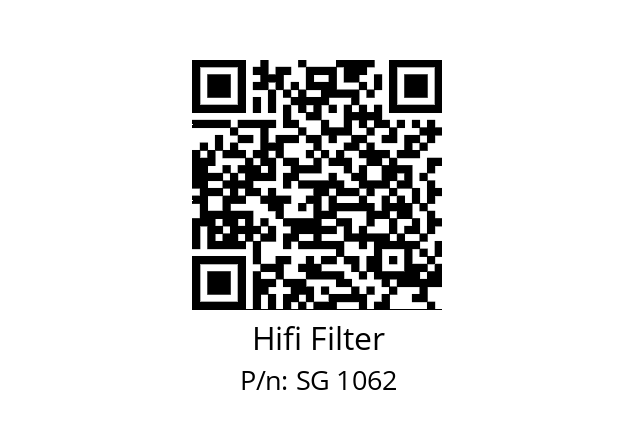   Hifi Filter SG 1062