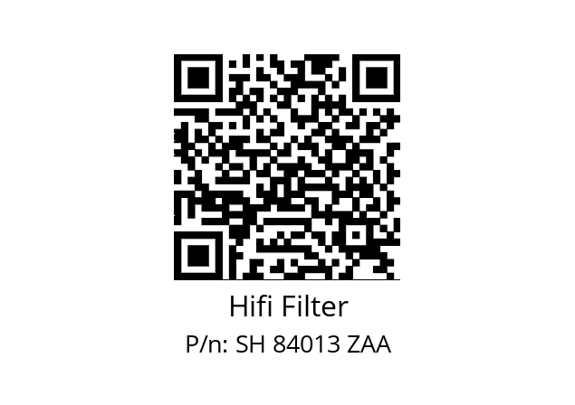   Hifi Filter SH 84013 ZAA