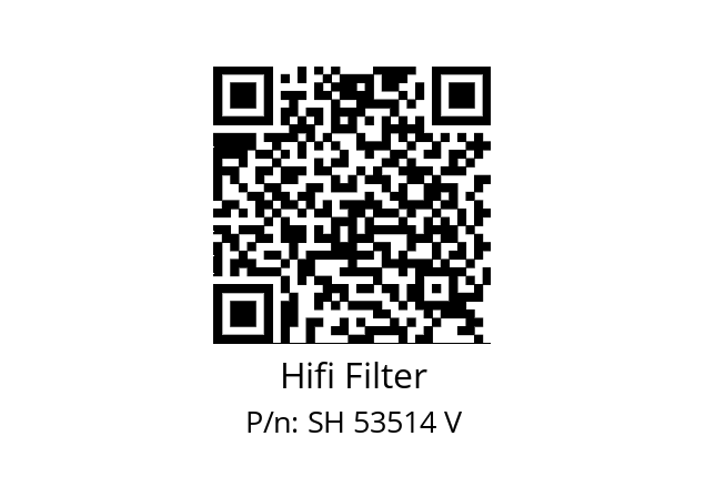   Hifi Filter SH 53514 V