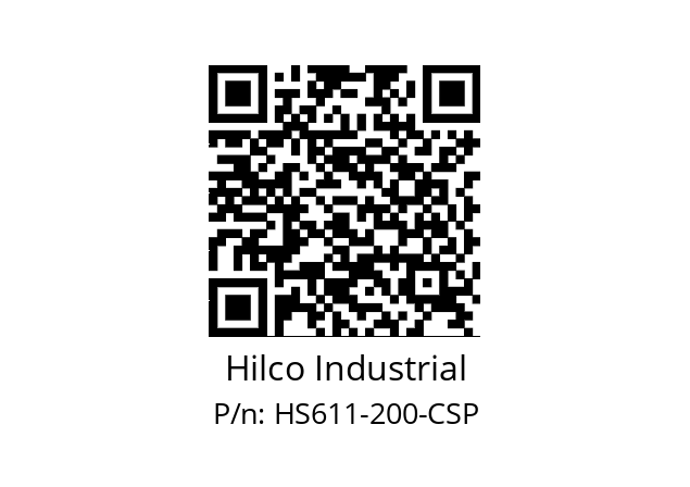   Hilco Industrial HS611-200-CSP