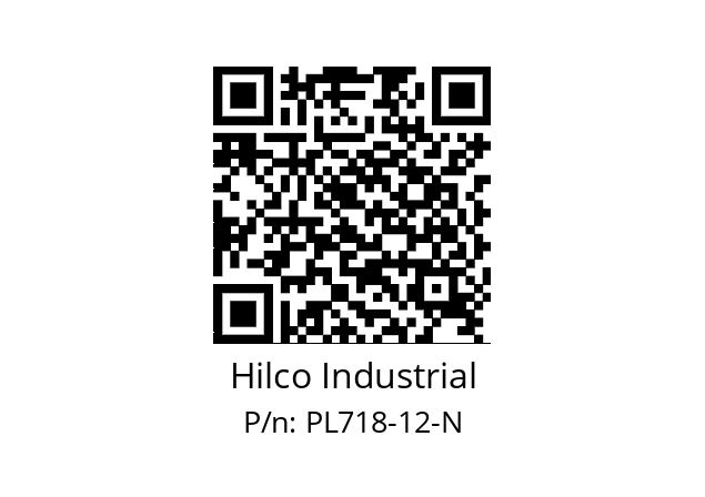   Hilco Industrial PL718-12-N