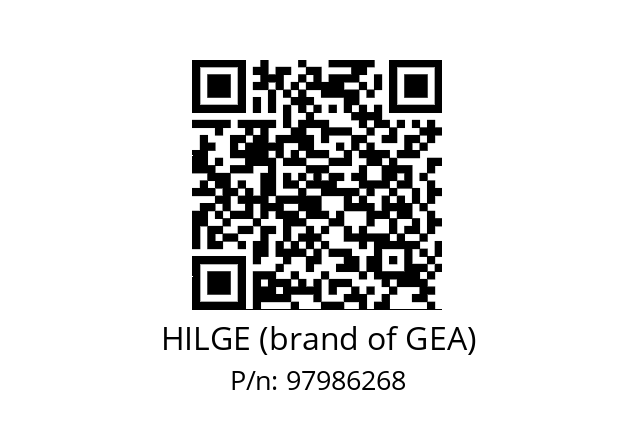   HILGE (brand of GEA) 97986268