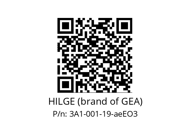   HILGE (brand of GEA) 3A1-001-19-aeEO3