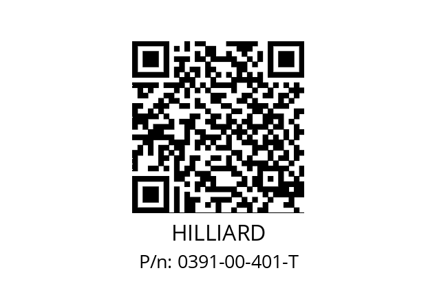   HILLIARD 0391-00-401-Т