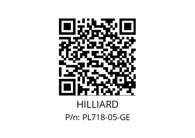   HILLIARD PL718-05-GE