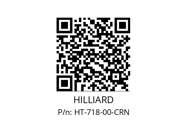   HILLIARD HT-718-00-CRN