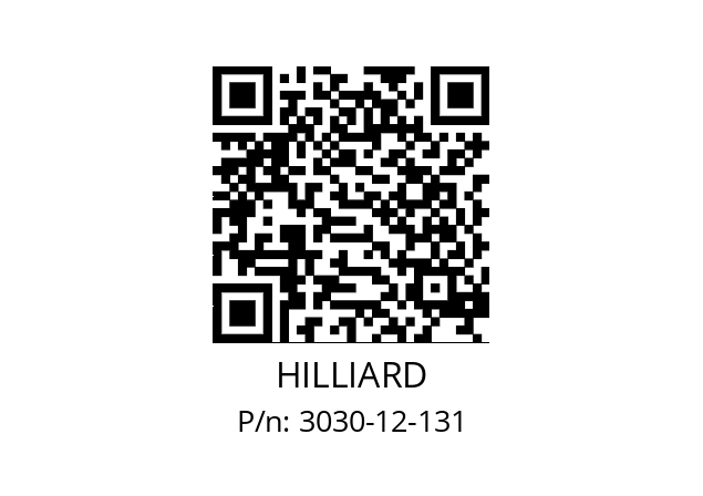   HILLIARD 3030-12-131