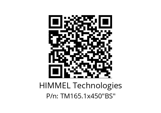   HIMMEL Technologies TM165.1x450"BS"