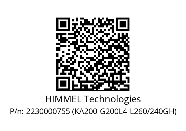   HIMMEL Technologies 2230000755 (KA200-G200L4-L260/240GH)