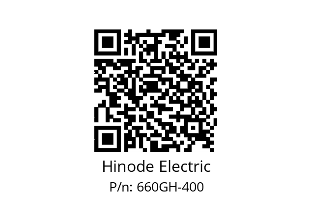   Hinode Electric 660GH-400