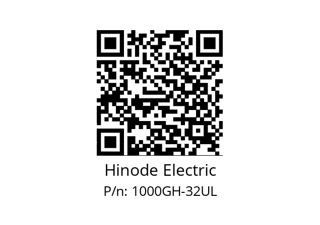   Hinode Electric 1000GH-32UL