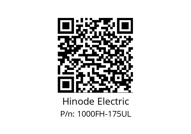   Hinode Electric 1000FH-175UL