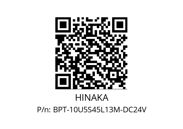   HINAKA BPT-10U5S45L13M-DC24V