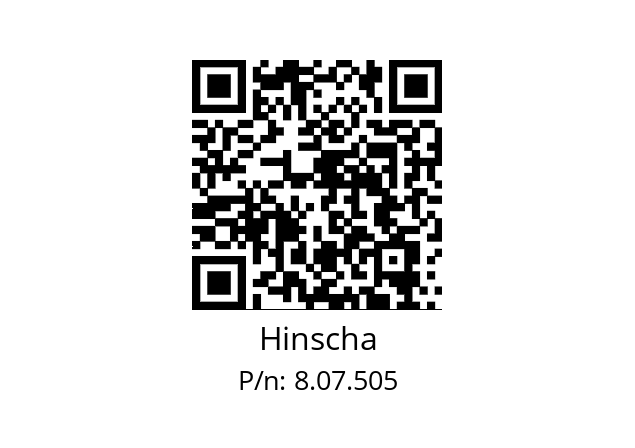   Hinscha 8.07.505