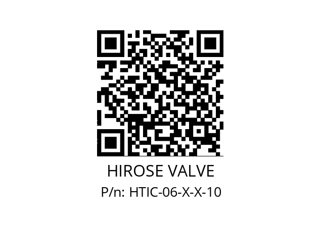   HIROSE VALVE HTIC-06-X-X-10