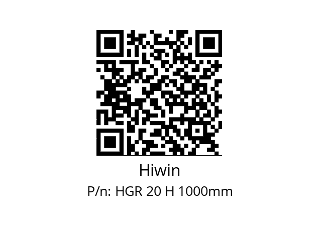   Hiwin HGR 20 H 1000mm