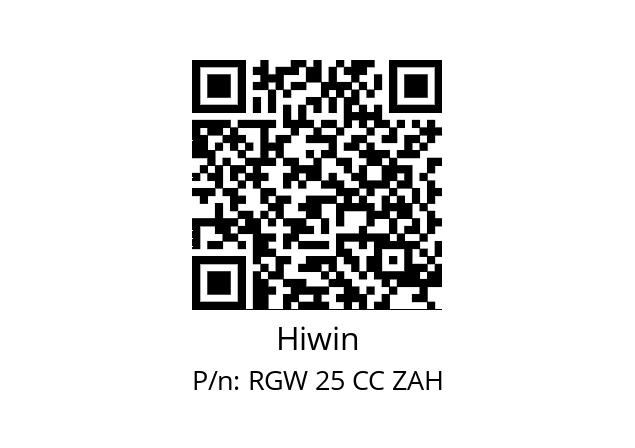   Hiwin RGW 25 CC ZAH