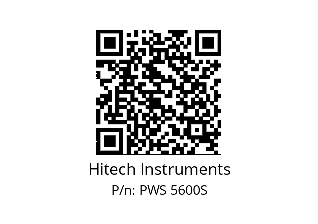   Hitech Instruments PWS 5600S