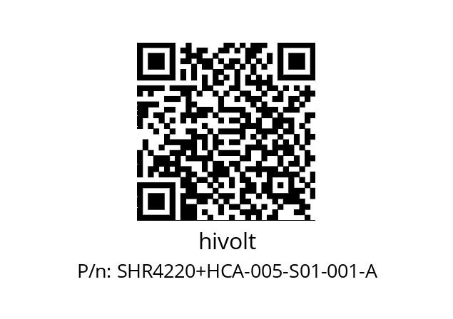   hivolt SHR4220+HCA-005-S01-001-A