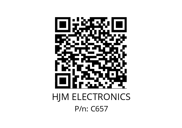   HJM ELECTRONICS C657