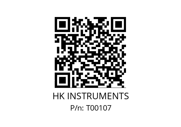   HK INSTRUMENTS T00107