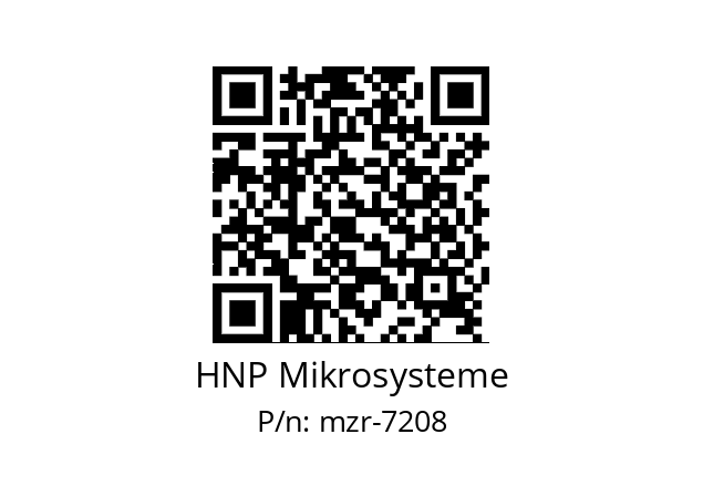   HNP Mikrosysteme mzr-7208