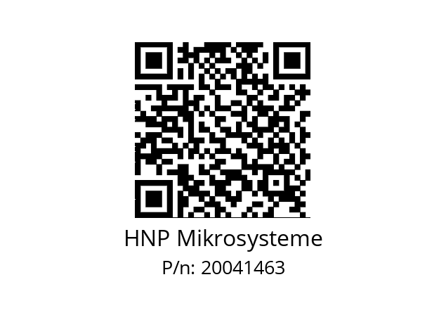   HNP Mikrosysteme 20041463