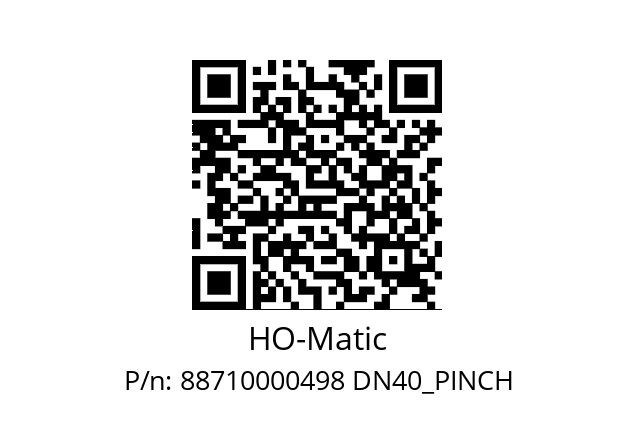   HO-Matic 88710000498 DN40_PINCH