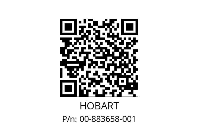   HOBART 00-883658-001