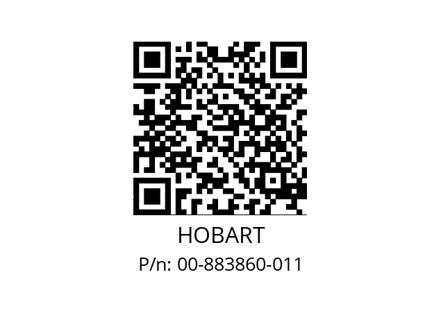   HOBART 00-883860-011