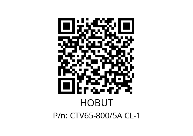   HOBUT CTV65-800/5A CL-1