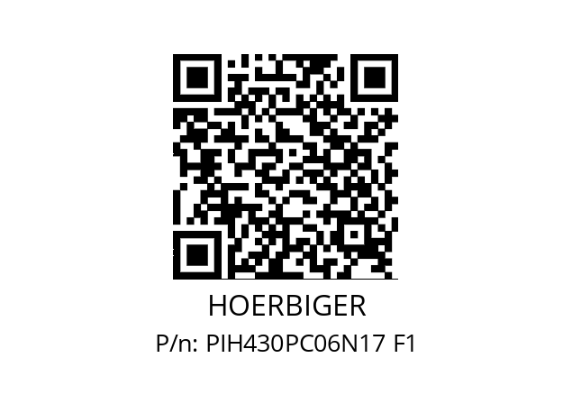   HOERBIGER PIH430PC06N17 F1