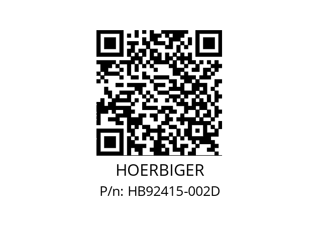   HOERBIGER HB92415-002D