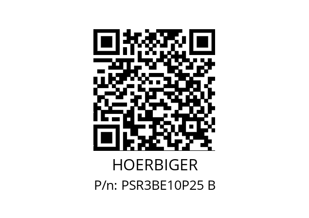   HOERBIGER PSR3BE10P25 B