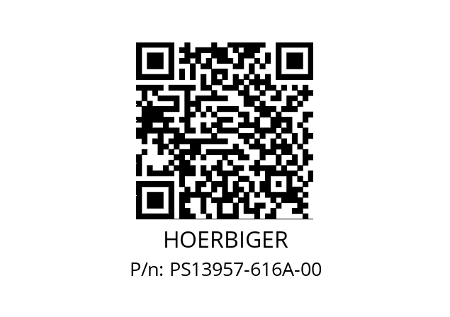   HOERBIGER PS13957-616A-00