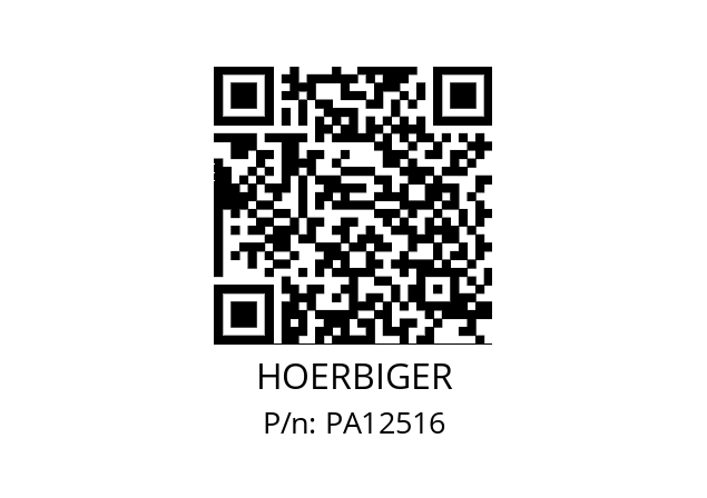   HOERBIGER PA12516