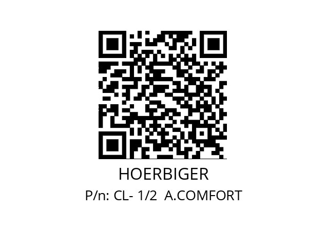   HOERBIGER CL- 1/2  A.COMFORT