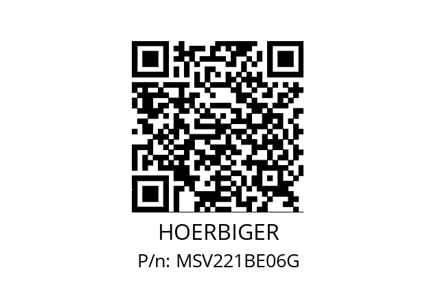   HOERBIGER MSV221BE06G