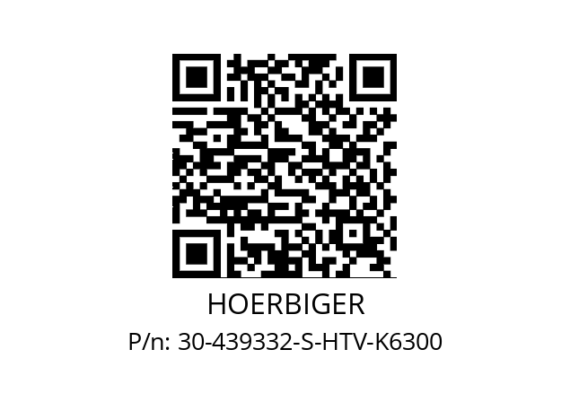   HOERBIGER 30-439332-S-HTV-K6300